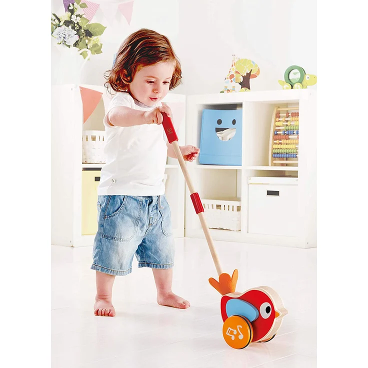 Hape International E0353 Schiebevogel Lilly Spielzeug, bunt – Bild 3
