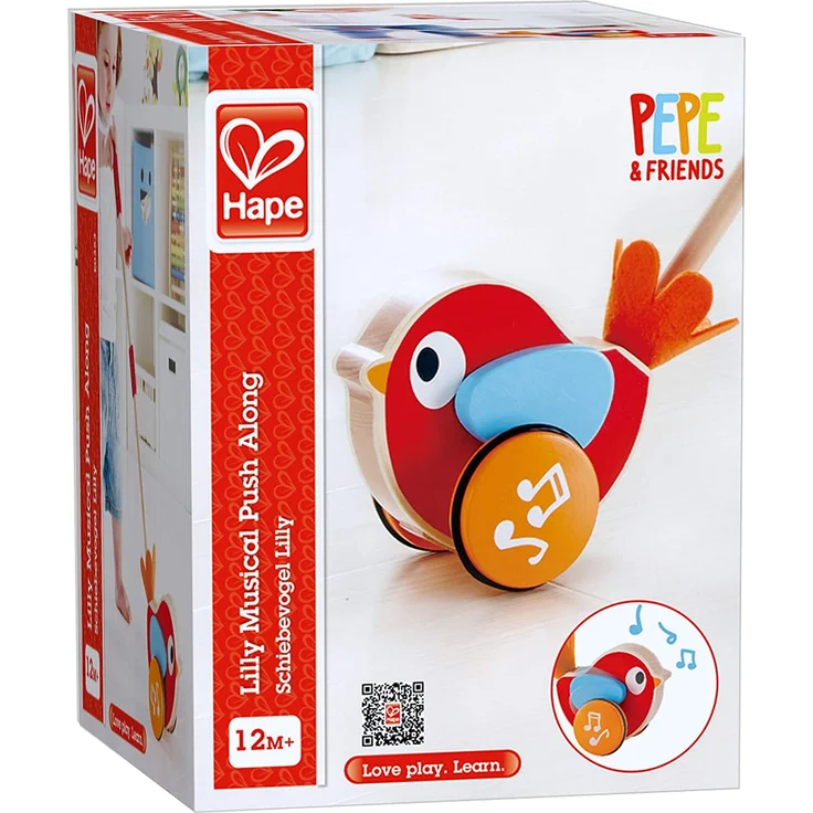 Hape International E0353 Schiebevogel Lilly Spielzeug, bunt – Bild 5