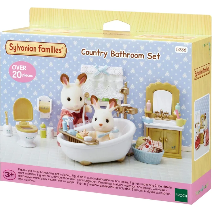 Sylvanian Families Badezimmer im Landhausstil