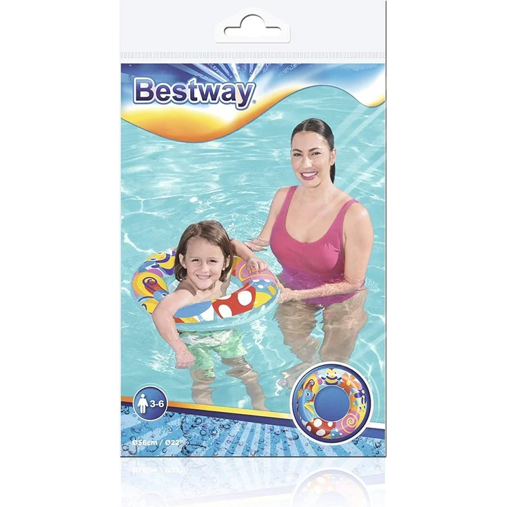 Bestway Schwimmring „Aquarium“, 56 cm - 1x Schwimmring, zufällige Farbauswahl – Bild 5