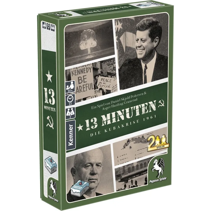 Pegasus Spiele 18326G - 13 Minuten - Die Kubakrise 1962 (Frosted Games)