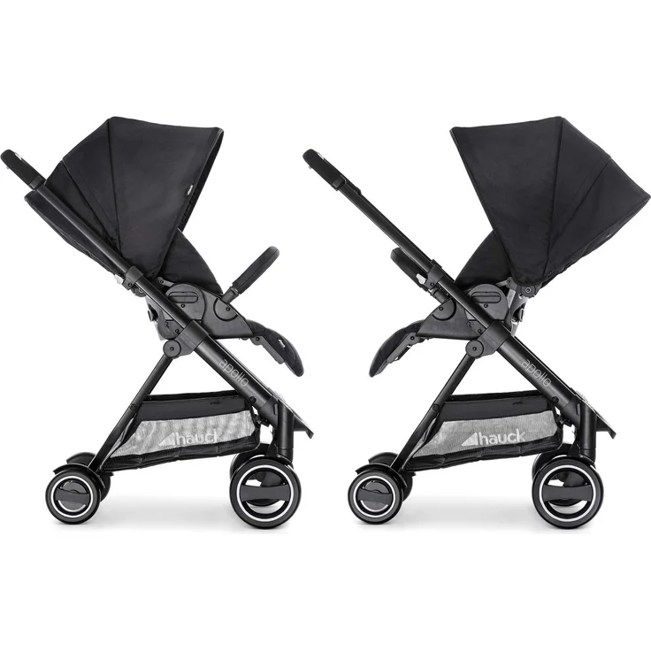 Hauck 'Apollo Duoset' Kombikinderwagen 2 in 1 Caviar, inkl. Babywanne und Beindecke – Bild 28