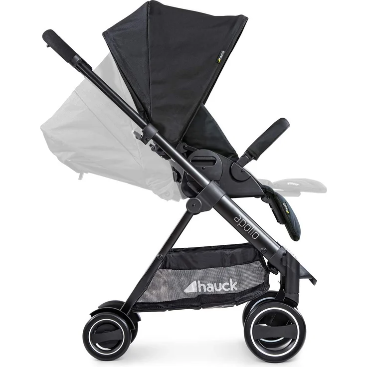 Hauck 'Apollo Duoset' Kombikinderwagen 2 in 1 Caviar, inkl. Babywanne und Beindecke – Bild 59