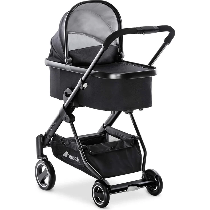 Hauck 'Apollo Duoset' Kombikinderwagen 2 in 1 Caviar, inkl. Babywanne und Beindecke – Bild 47