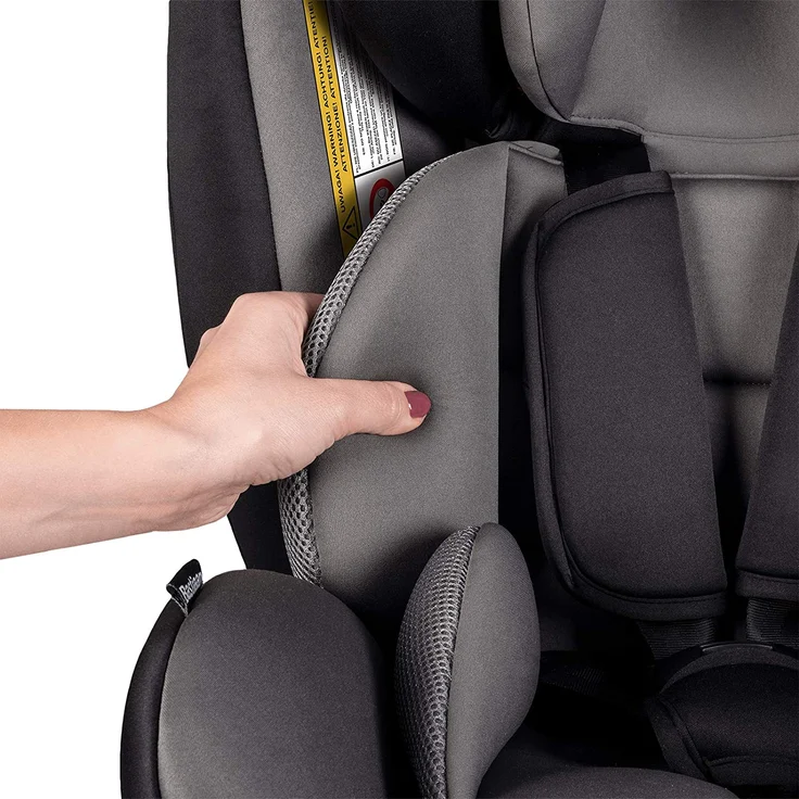 Lionelo Bastiaan Kindersitz Auto Kindersitz Isofix und Top Tether Kindersitz Drehbar um 360 Grad Autositz Gruppe 0 1 2 3 ab Geburt bis 36 kg TÜV SÜD ECE R 44 04 (Grau) – Bild 9