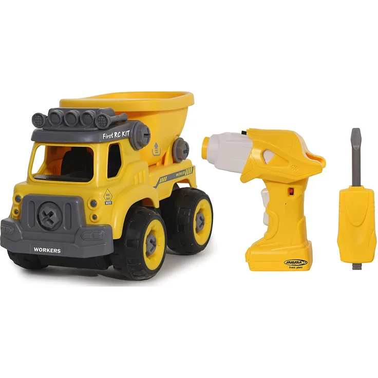 Jamara Muldenkipper First RC Kit, 27-teilig, mit Akkuschrauber