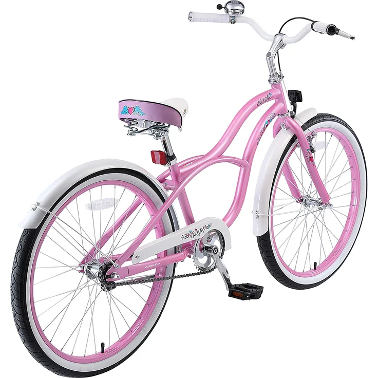 Bikestar Kinderfahrrad Cruiser, 24 Zoll Pink – Bild 3