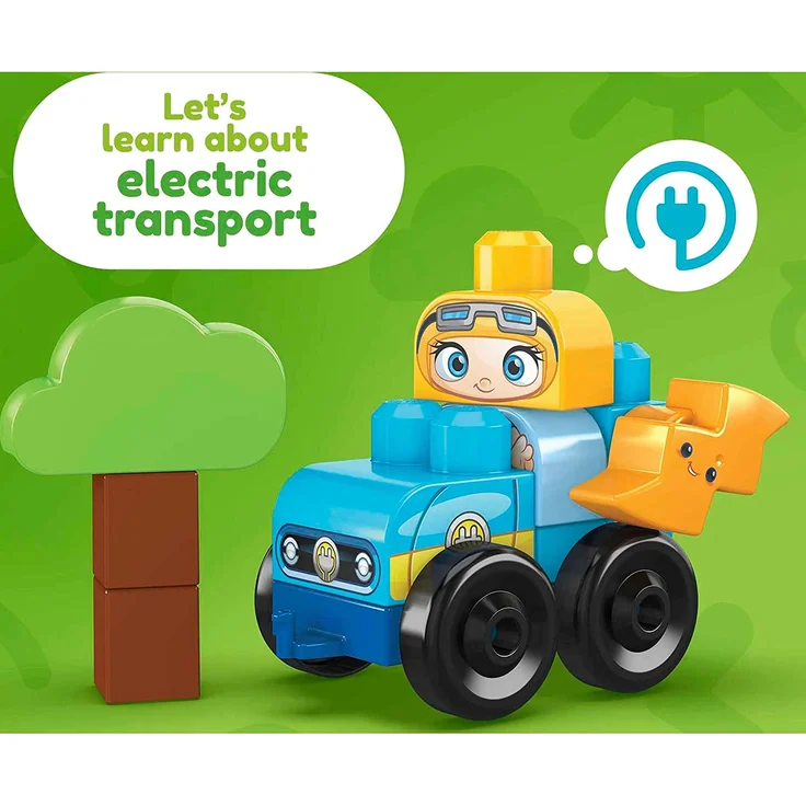 Mattel - MEGA BLOKS Green Town Bau-& Lernspaß Eco Haus – Bild 5