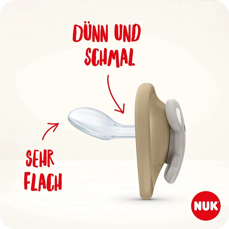 NUK Space Schnuller | 6-18 Monate | Schnuller mit extra Belüftung | BPA-freies Silikon | Disney Mickey Maus | grau und weiß | 2 Stück - Preisvergleich – Bild 5