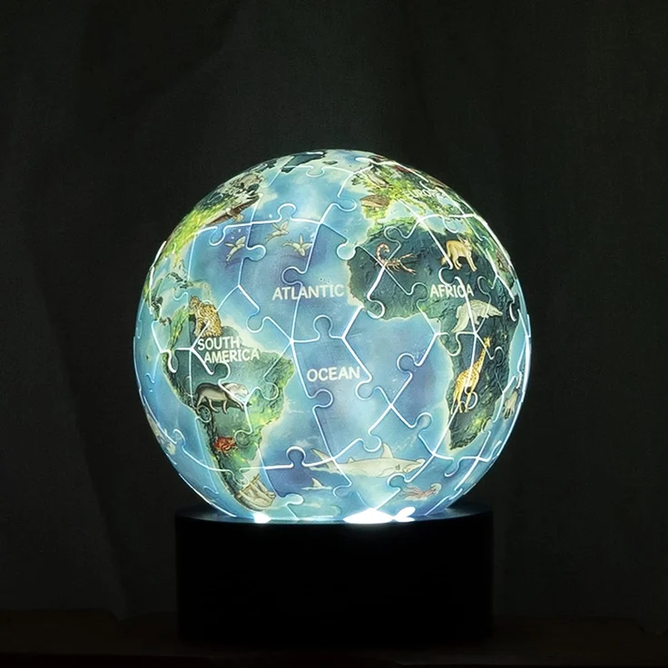 Ravensburger 3D Puzzle 11844 - Nachtlicht - Erde bei Nacht - 72 Teile – Bild 6