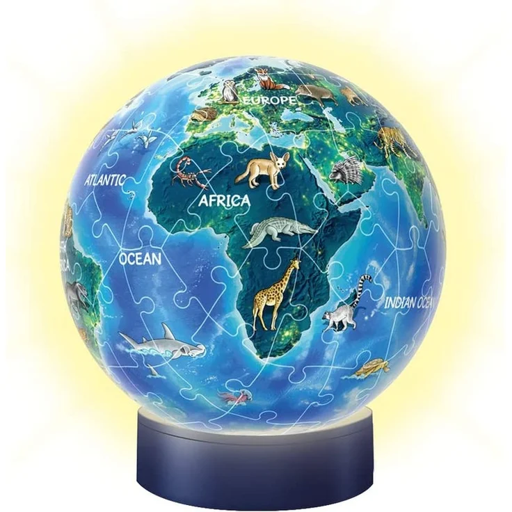 Ravensburger 3D Puzzle 11844 - Nachtlicht - Erde bei Nacht - 72 Teile – Bild 3