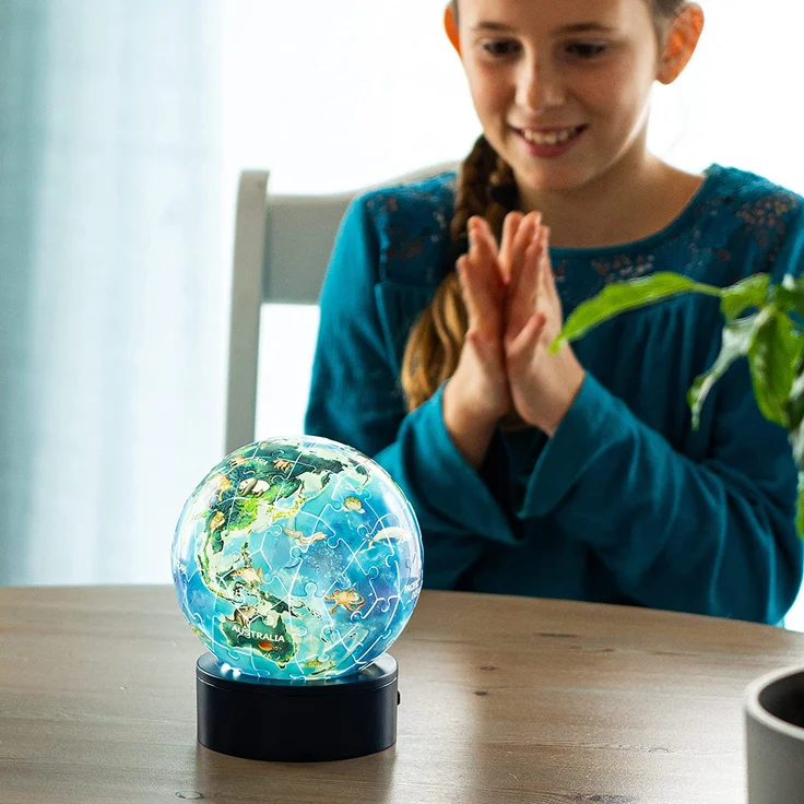 Ravensburger 3D Puzzle 11844 - Nachtlicht - Erde bei Nacht - 72 Teile – Bild 5