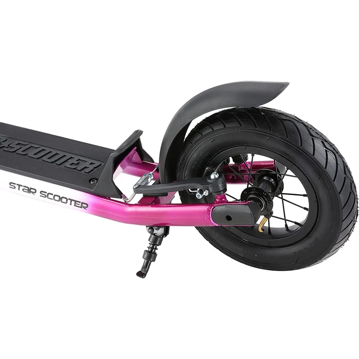 Star Scooter '10 Zoll New Gen', ab 5 Jahren, höhenverstellbar bis 77 cm, mit Handbremse, pink – Bild 4