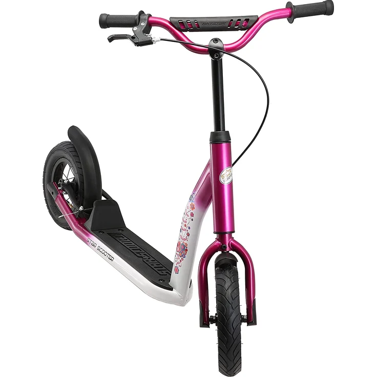 Star Scooter '10 Zoll New Gen', ab 5 Jahren, höhenverstellbar bis 77 cm, mit Handbremse, pink – Bild 8