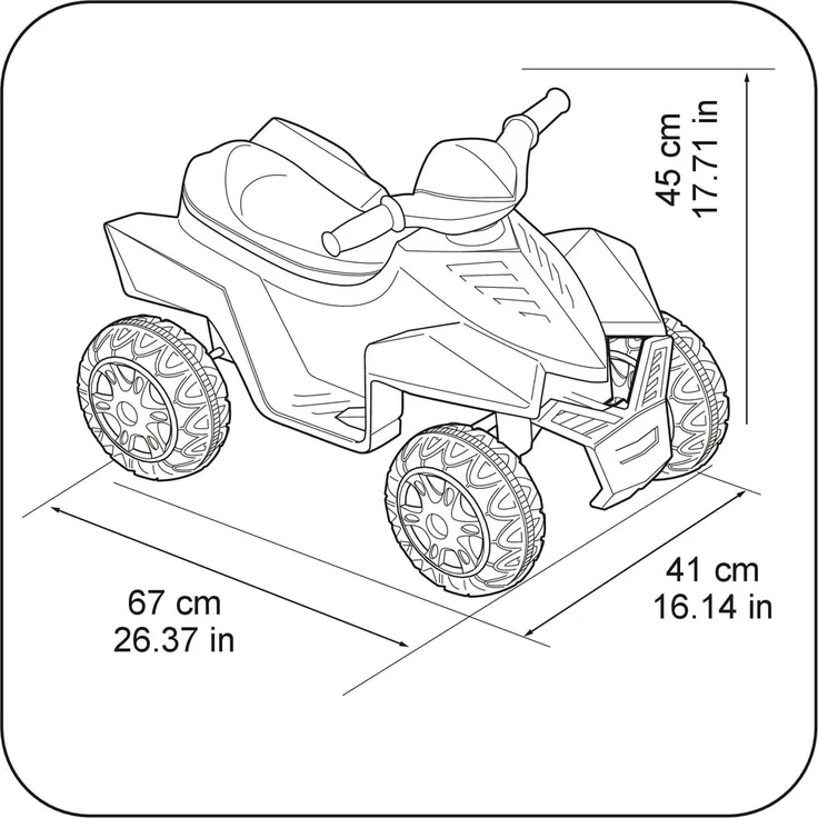 FEBER - Quad Rassig Rosa – Bild 4