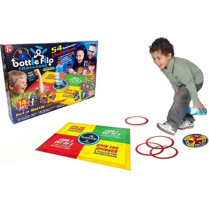 PMS 18PC Bottle Flip Challenge Spiel - Familienspiele