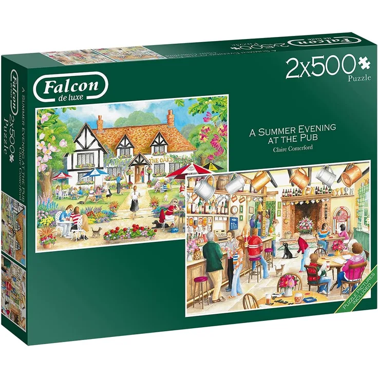 puzzle A Summer Evening at the Pub 2x500 Teile
