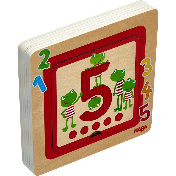 HABA Holzpuzzle Zahlenfreunde
