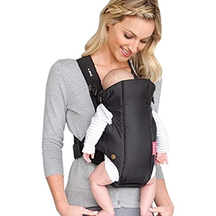 Infantino Swift Classic Babytrage – Ergonomische Babytrage mit Außentasche zur Aufbewahrung und 2 Tragepositionen – Für Säuglinge und Kleinkinder von 3,6-11,3 kg – Bild 12