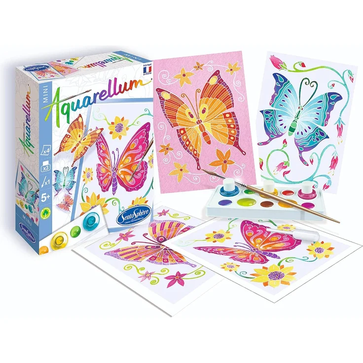 Sentosphere 3906002 - Aquarellum Mini, Schmetterlinge – Bild 2