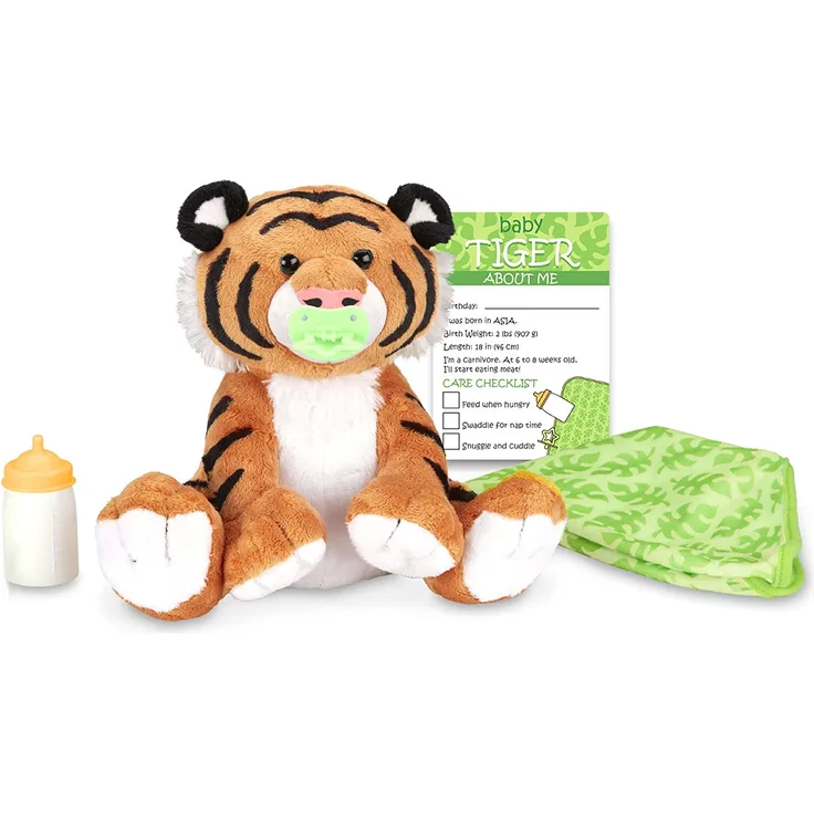 plüschtiger Baby 30 cm Plüsch orange 5-teilig
