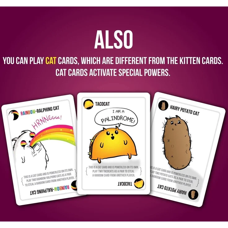 Exploding Kittens EKG-PP-1 Party Pack Kartenspiel - Family-Friendly Party Games - Card Games for Adults, Teens & Kids - (Englische Version) - Preisvergleich – Bild 6