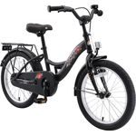 BIKESTAR Kinder Fahrrad ab 5 Jahre | 18 Zoll Classic Kinderrad | Schwarz