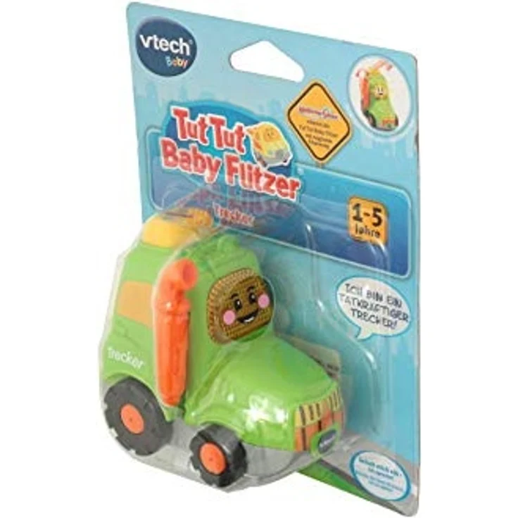 Vtech 80-514304 Tut Tut Baby Flitzer Trecker Babyspielzeug, Mehrfarbig – Bild 1