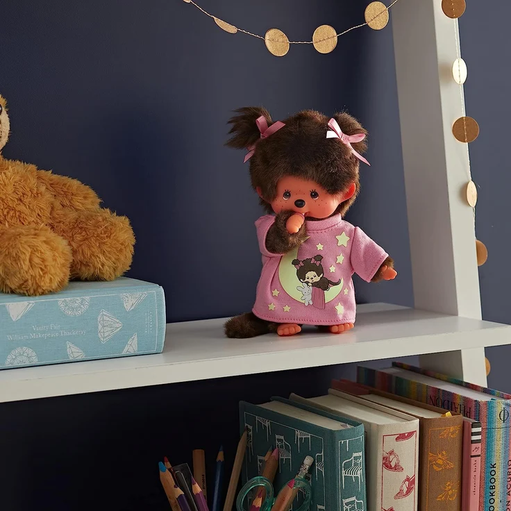 Monchhichi Glow in the Dark Girl ca. 20cm – Bild 2