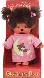 Monchhichi Glow in the Dark Girl