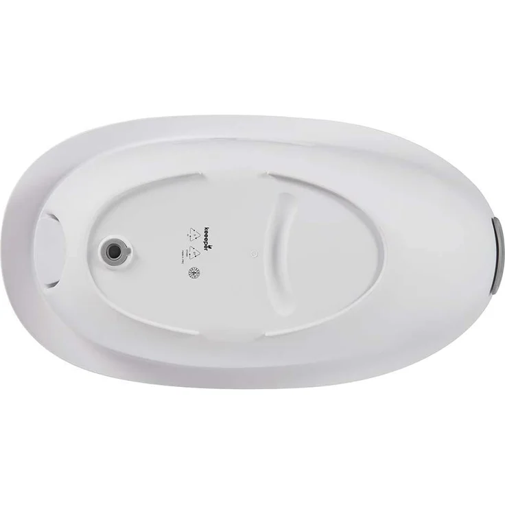 keeeper Stars Ergonomische Babywanne mit Softgriff, Stöpsel und anatomisch geformten Badesitz, Ab 0 bis ca. 6 Monate, Natalia, Weiß – Bild 5