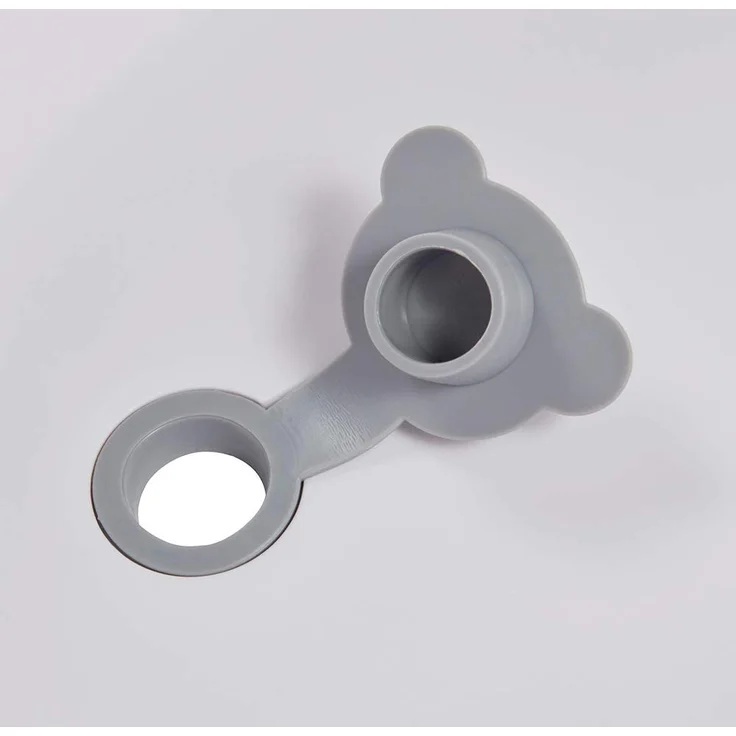 keeeper Stars Ergonomische Babywanne mit Softgriff, Stöpsel und anatomisch geformten Badesitz, Ab 0 bis ca. 6 Monate, Natalia, Weiß – Bild 6