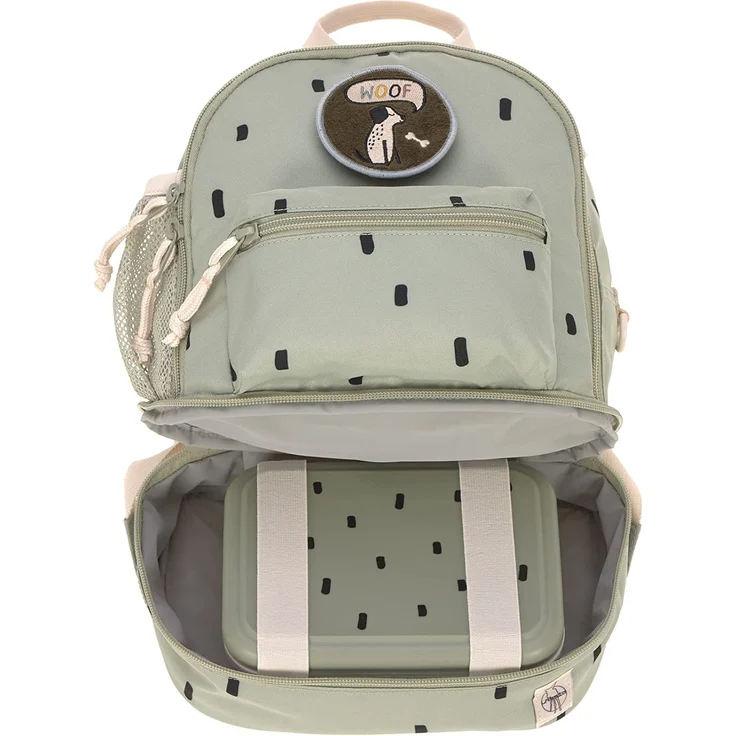 Lässig Kindergartenrucksack - Mini Backpack, Happy Prints light olive – Bild 4
