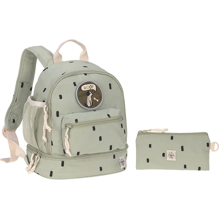 Lässig Kindergartenrucksack - Mini Backpack, Happy Prints light olive – Bild 7
