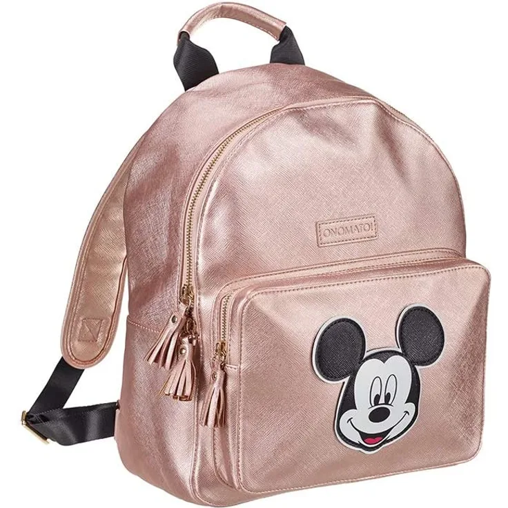 Mickey Mouse Rucksack Backpack Rosegold