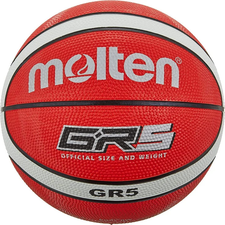 molten Basketball Bgr5-RW, Rot-Weiß, 5 – Bild 1