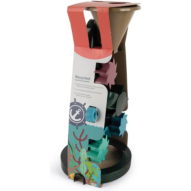 Blue Marine Toys - Sand und Wassermühle aus recyceltem Kunststoff der Oceane - dantoy 4945 – Bild 1