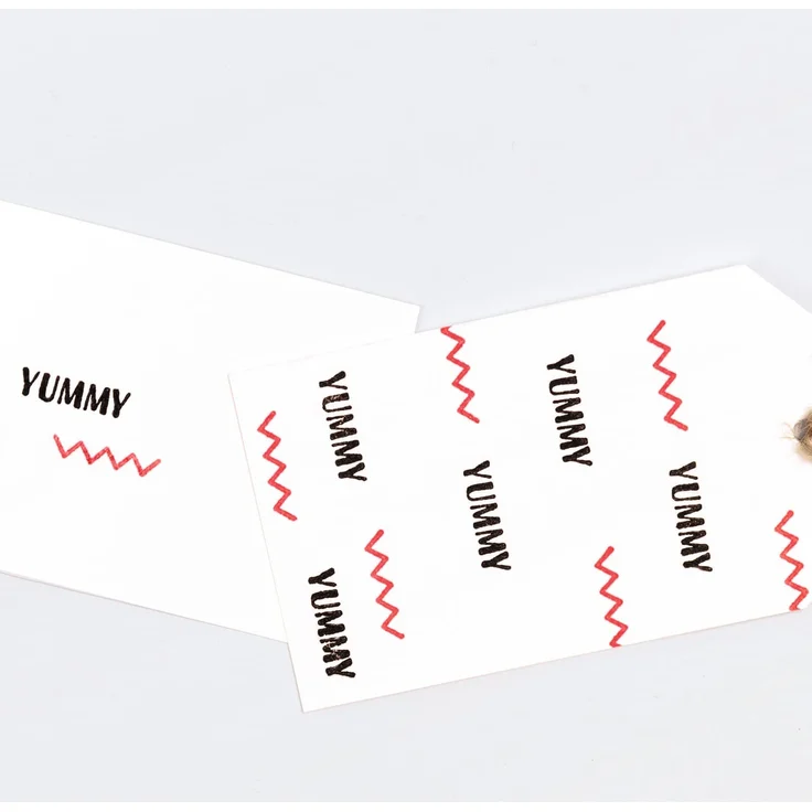 folia 31107 - Holzstempelset Handmade, inklusive 11 Holzstempel und 2 Stempelkissen - ideal zum Verzieren von Karten, Freundschaftsbüchern, für Lettering und Scrapbooking – Bild 5