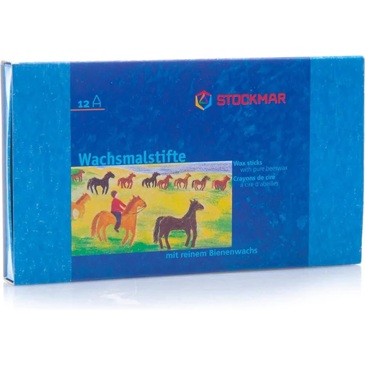 Stockmar 31200 - Wachsmalstifte, 12 Farben