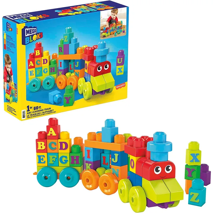 MEGA DXH35 Bloks Mattel DXH35-ABC Lernzug