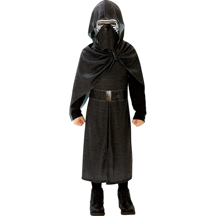 Rubie's 3620261 - EP7 Kylo Ren deluxe child, M (5-6 Jahre), schwarz – Bild 1