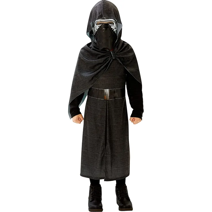 Rubie's 3620261 - EP7 Kylo Ren deluxe child, M (5-6 Jahre), schwarz