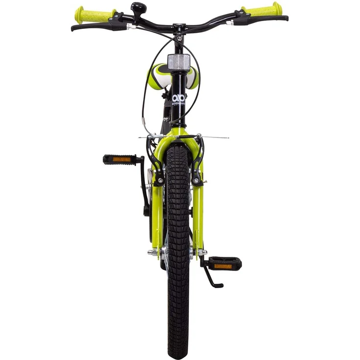 Kinderfahrrad Wasp 20 Zoll Kinder Fahrrad schwarz mit Fahrradständer Kinderrad (Schwarz-Grün) – Bild 7