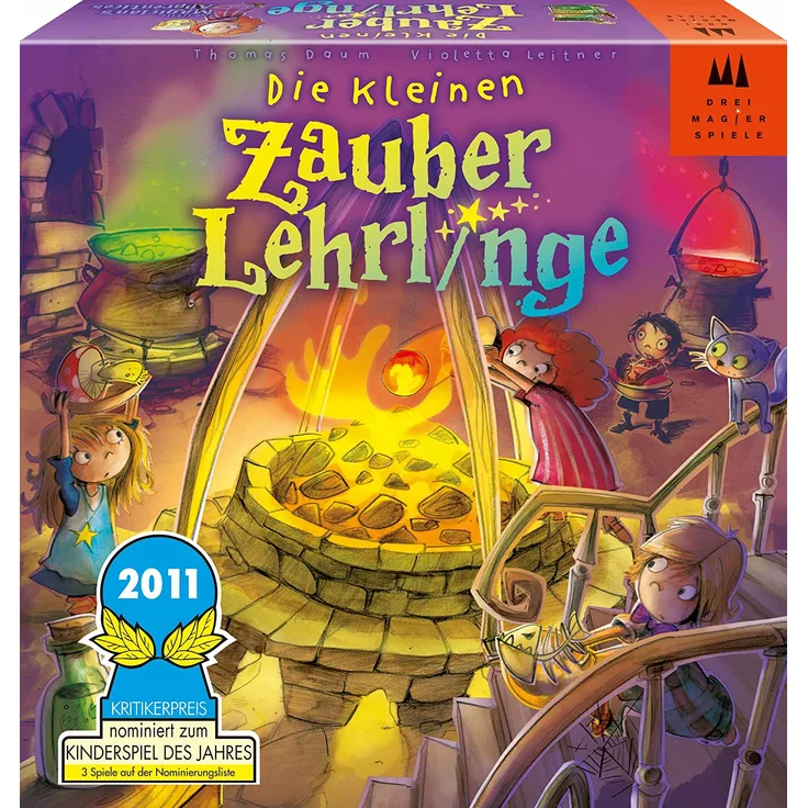 Schmidt Spiele DREI Magier Spiele 40858 Die kleinen Zauberlehrlinge