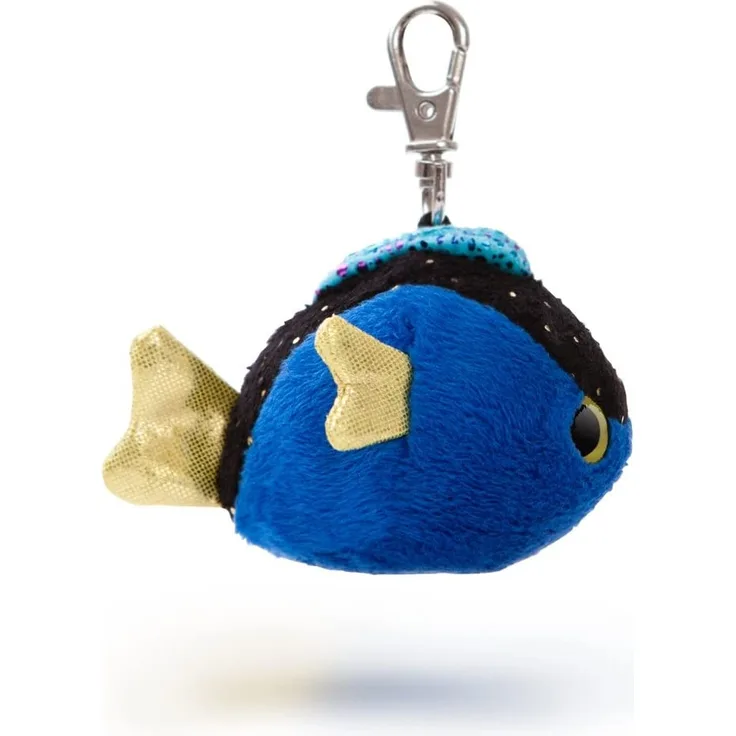 doktorfisch Schlüsselanhänger 7,5 cm blau