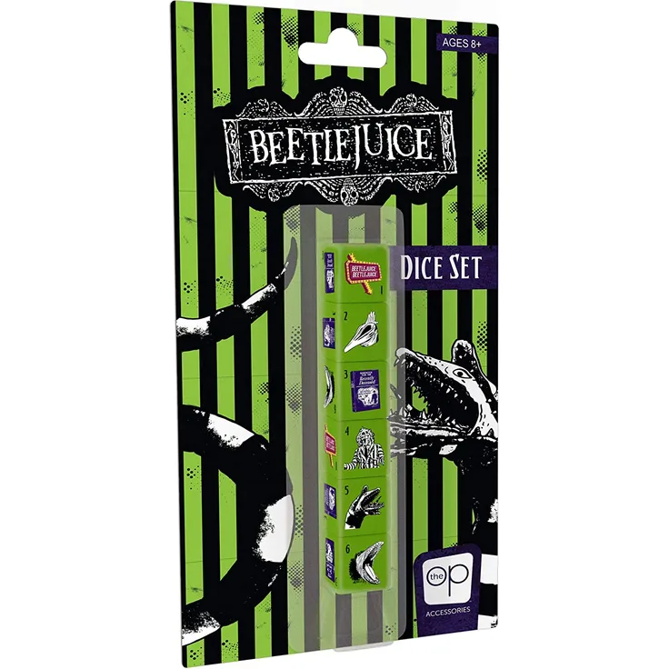 AC010-680 - Beetlejuice Würfelset, 6 Stück