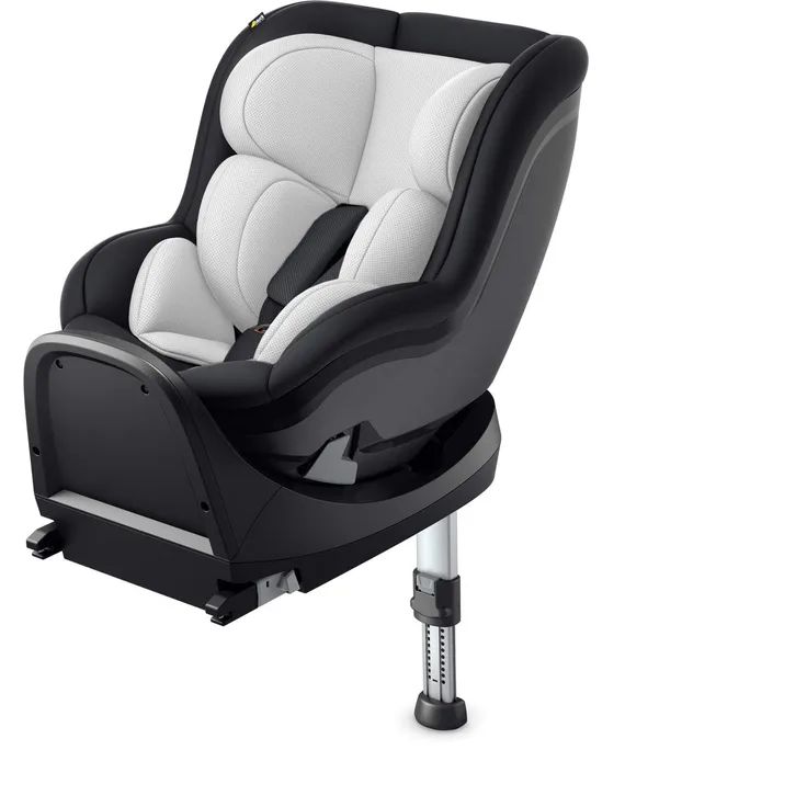 Hauck i-Size Reboard Kindersitz iPro Kids inkl. ISOFIX Station / nutzbar ab Geburt bis 105 cm (0 - 18 kg) / ECE R129 / Gruppe 0, 1, 2 / Einstellbare Kopfstütze / Bezug Abnehmbar Waschbar / Schwarz