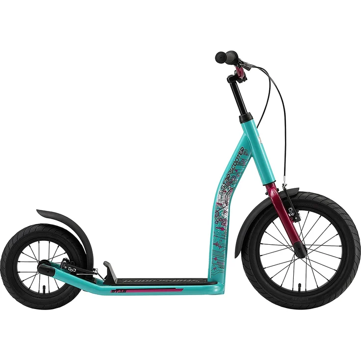 BIKESTAR Tretroller Kinderroller ab 8 Jahre | 16 Zoll New Gen Sport | Mint – Bild 2