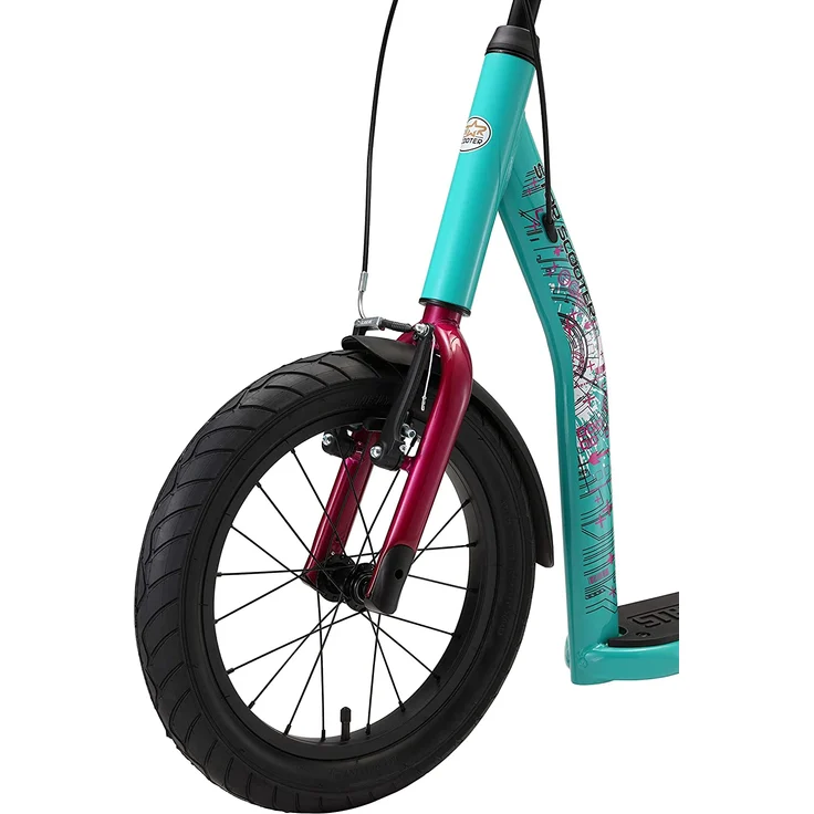 BIKESTAR Tretroller Kinderroller ab 8 Jahre | 16 Zoll New Gen Sport | Mint – Bild 8