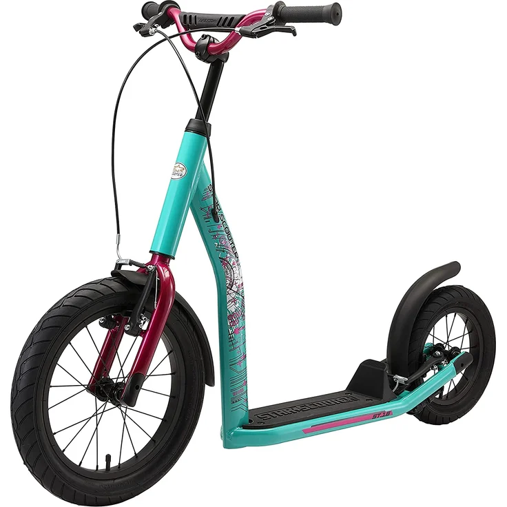 BIKESTAR Tretroller Kinderroller ab 8 Jahre | 16 Zoll New Gen Sport | Mint – Bild 7